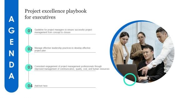 Agenda Project Excellence Playbook For Executives Introduction PDF Agenda Project Excellence Playbook For Executives Introduction PDF