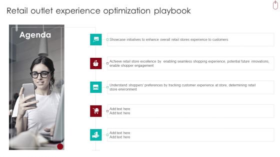 Agenda Retail Outlet Experience Optimization Playbook Background PDF