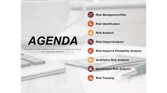 Agenda Risk Estimator Ppt PowerPoint Presentation Icon Templates