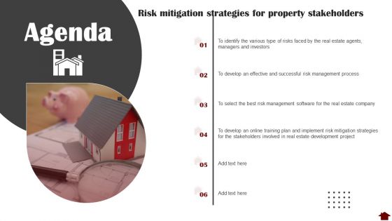 Agenda Risk Mitigation Strategies For Property Diagrams PDF