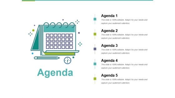 Agenda Template 5 Ppt PowerPoint Presentation Pictures Layouts