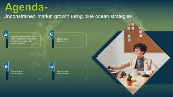 Agenda Unconstrained Market Growth Using Blue Ocean Strategies Formats PDF