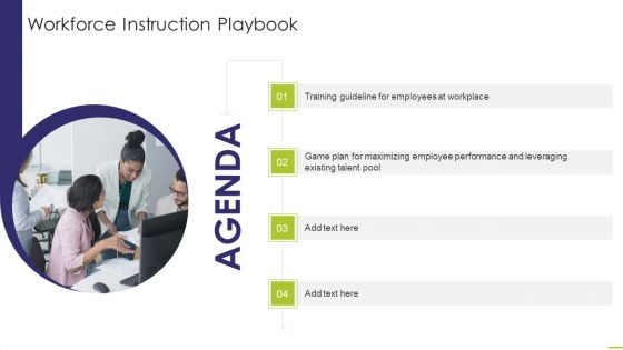Agenda Workforce Instruction Playbook Demonstration PDF
