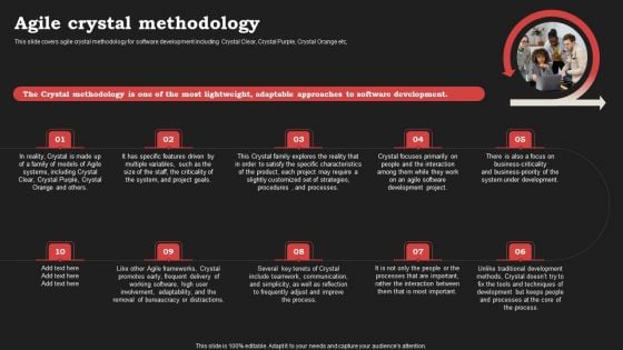 Agile Approach In Information Technology Projects Agile Crystal Methodology Structure PDF