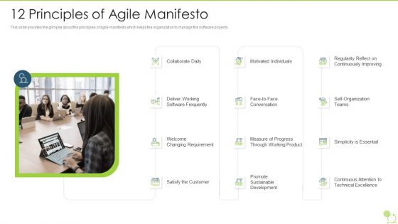 Agile Beliefs And Fundamentals 12 Principles Of Agile Manifesto Topics PDF