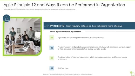 Agile Beliefs And Fundamentals Agile Principle 12 And Ways It Can Be Performed In Organization Inspiration PDF Agile Beliefs And Fundamentals Agile Principle 12 And Ways It Can Be Performed In Organization Inspiration PDF