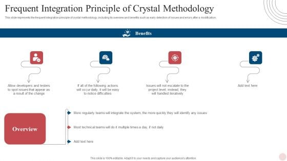 Agile Crystal Techniques Frequent Integration Principle Of Crystal Methodology Information PDF