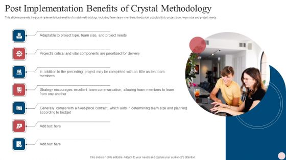 Agile Crystal Techniques Post Implementation Benefits Of Crystal Methodology Elements PDF