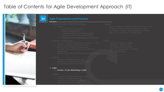 Agile Development Approach IT Ppt PowerPoint Presentation Complete Deck With Slides Slide33