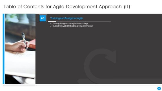 Agile Development Approach IT Ppt PowerPoint Presentation Complete Deck With Slides Slide49