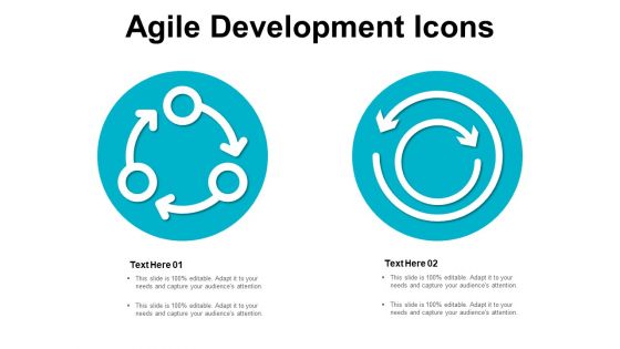 Agile Development Icons Ppt PowerPoint Presentation Pictures Elements