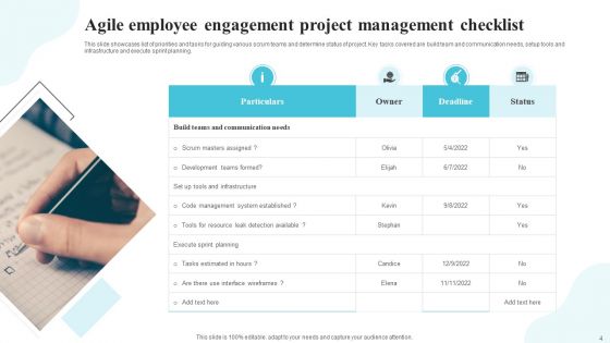 Agile Employee Engagement Ppt PowerPoint Presentation Complete Deck With Slides