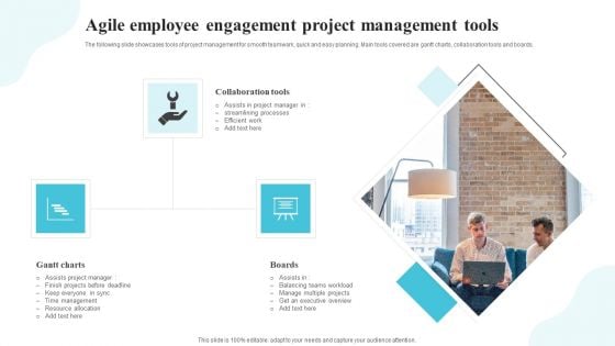 Agile Employee Engagement Project Management Tools Portrait PDF