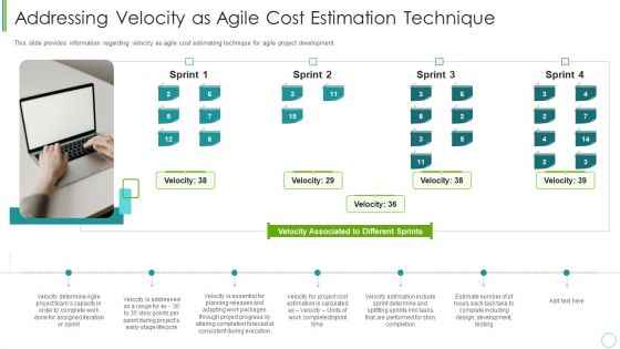 Agile Expenditure Evaluation Methodologies For Project Management IT Addressing Velocity As Agile Pictures PDF