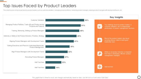 Agile Group For Product Development Top Issues Faced By Product Leaders Portrait PDF