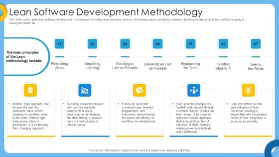 Agile IT Project Management Lean Software Development Methodology Designs PDF