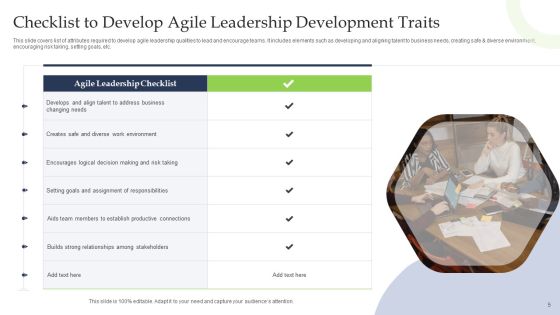 Agile Leadership Development Ppt PowerPoint Presentation Complete Deck With Slides Slide05