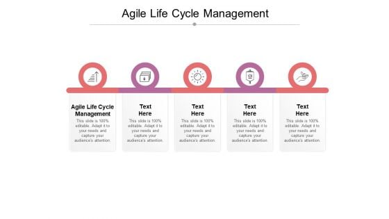 Agile Life Cycle Management Ppt PowerPoint Presentation Styles Guide Cpb
