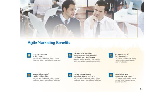Agile Marketing Approach Ppt PowerPoint Presentation Complete Deck With Slides Slide16