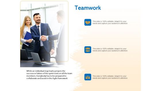 Agile Marketing Approach Teamwork Ppt File Topics PDF