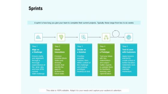 Agile Marketing Guide Sprints Ppt Infographics Graphic Tips PDF