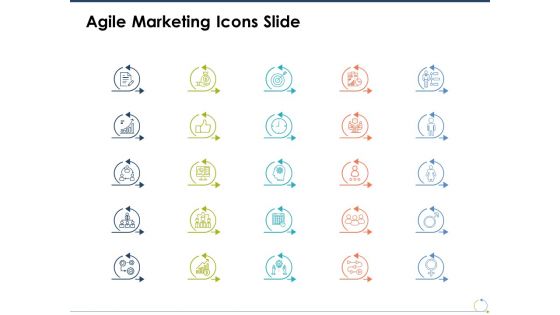 Agile Marketing Icons Slide Ppt PowerPoint Presentation Slides Diagrams