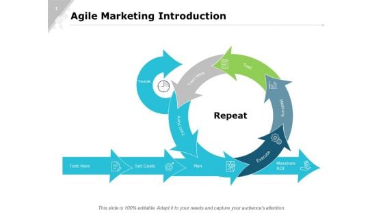 Agile Marketing Introduction Strategy Ppt PowerPoint Presentation Icon