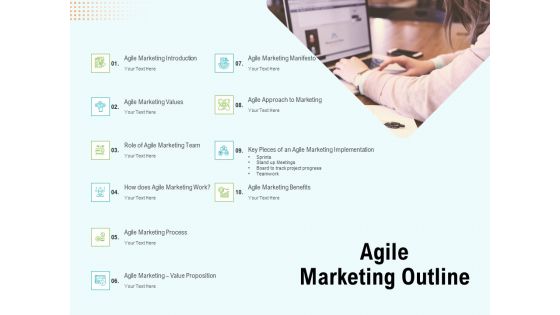 Agile Marketing Outline Ppt Ideas Graphics Template PDF