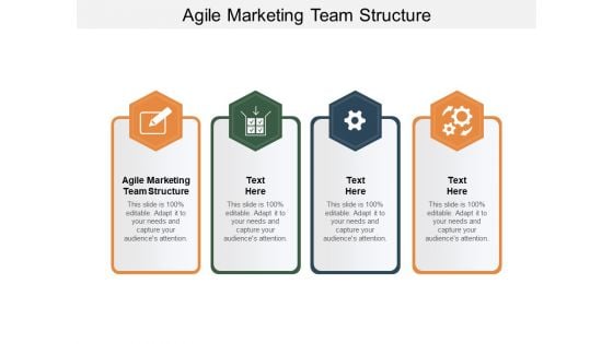 Agile Marketing Team Structure Ppt PowerPoint Presentation Professional Layouts Cpb