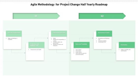 Agile Methodology For Project Change Half Yearly Roadmap Rules