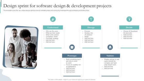 Agile Playbook For Program Designers Design Sprint For Software Design And Development Projects Ppt Show Skills PDF