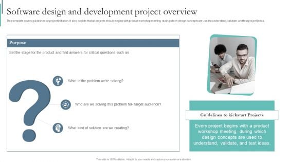 Agile Playbook For Program Designers Software Design And Development Project Overview Ppt Layouts Brochure PDF Agile Playbook For Program Designers Software Design And Development Project Overview Ppt Layouts Brochure PDF