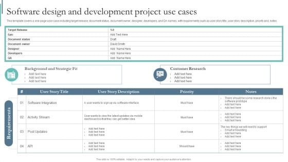 Agile Playbook For Program Designers Software Design And Development Project Use Cases Ppt Inspiration Influencers PDF Agile Playbook For Program Designers Software Design And Development Project Use Cases Ppt Inspiration Influencers PDF