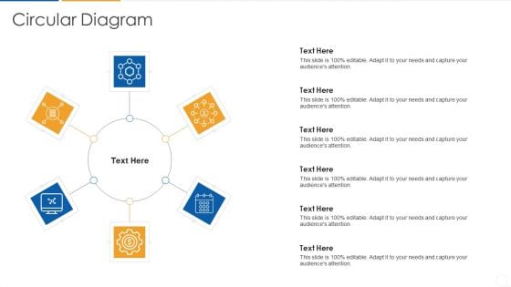 Agile Process Flow It Circular Diagram Background PDF