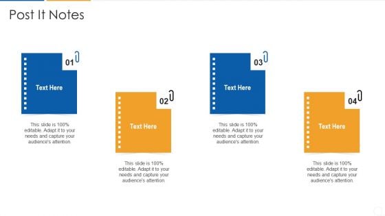 Agile Process Flow It Post It Notes Summary PDF