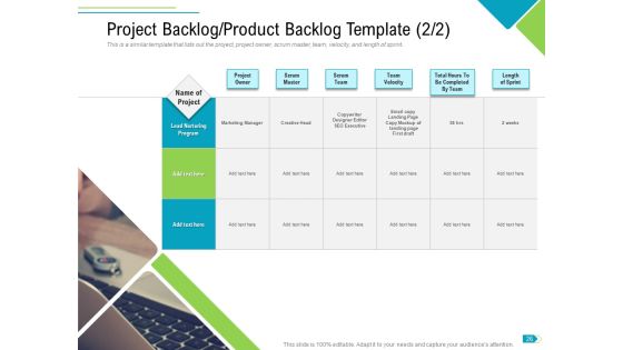 Agile Process Implementation For Marketing Program Ppt PowerPoint Presentation Complete Deck With Slides Slide26