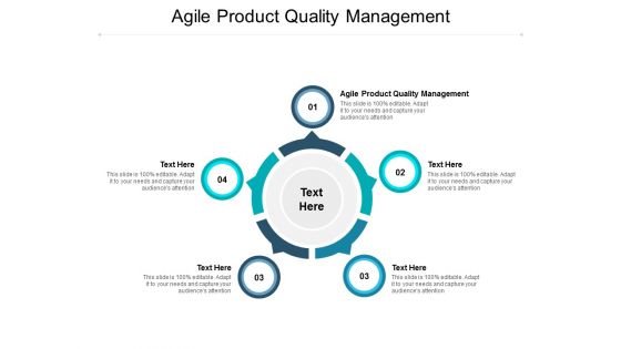 Agile Product Quality Management Ppt PowerPoint Presentation Slides Visuals Cpb