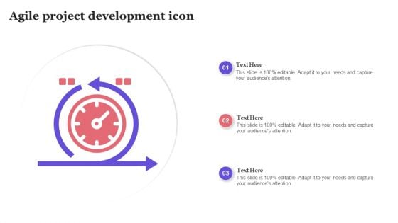 Agile Project Development Icon Themes PDF