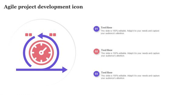 Agile Project Development Icon Themes PDF