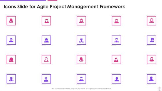 Agile Project Management Framework Ppt PowerPoint Presentation Complete With Slides