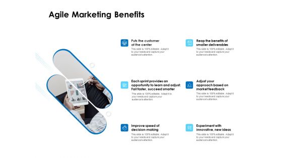 Agile Scrum Marketing Agile Marketing Benefits Ppt Infographic Template Inspiration PDF