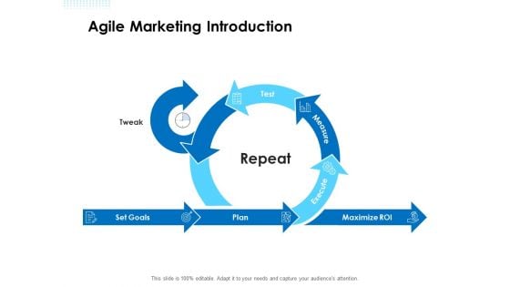 Agile Scrum Marketing Agile Marketing Introduction Ppt Slides Grid PDF