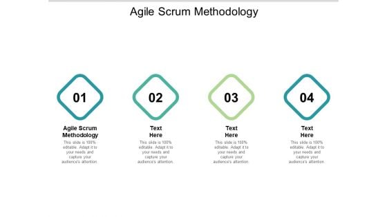 Agile Scrum Methodology Ppt PowerPoint Presentation Infographic Template Good Cpb