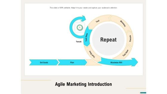 Agile Sprint Marketing Agile Marketing Introduction Ppt Model Elements PDF