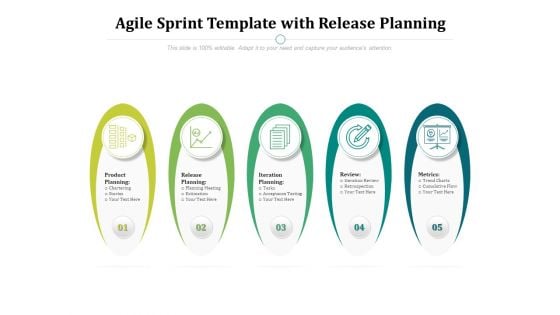 Agile Sprint Template With Release Planning Ppt PowerPoint Presentation Professional Outline PDF