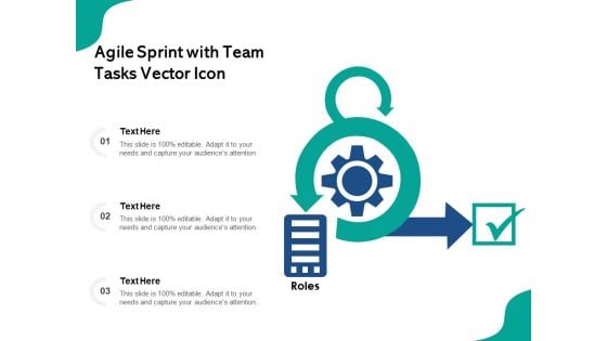 Agile Sprint With Team Tasks Vector Icon Ppt PowerPoint Presentation Summary Samples PDF