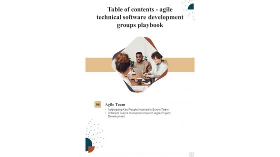 Agile Technical Software Development Groups Playbook Template