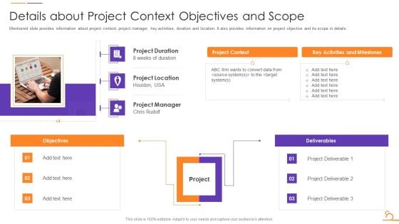 Agile Techniques For Data Migration Details About Project Context Objectives And Scope Microsoft PDF