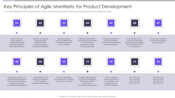 Agile Transformation Framework Key Principles Of Agile Manifesto For Product Development Elements PDF Agile Transformation Framework Key Principles Of Agile Manifesto For Product Development Elements PDF