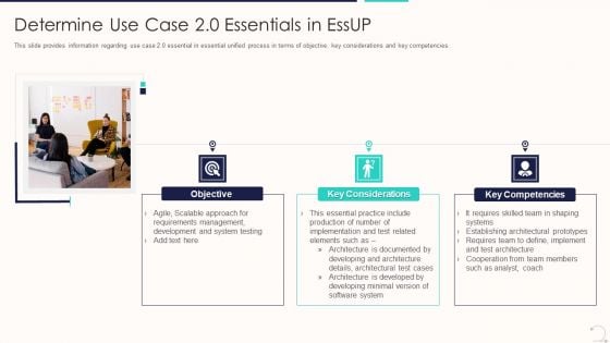 Agile Unified Procedure It Determine Use Case 2 0 Essentials In Essup Graphics PDF